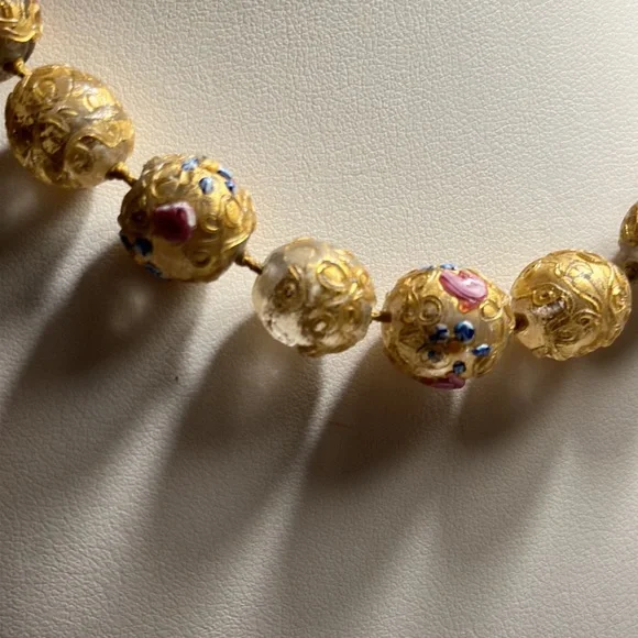 Venetian Glass Pendant Necklace - Picture 3 of 7